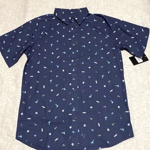 Boys Hurley YXL button up shirt